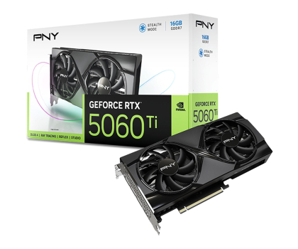 Karta graficzna PNY GeForce RTX 5060 Ti Dual Fan 16GB GDDR7 DLSS4 VCG5060T16DFXPB1